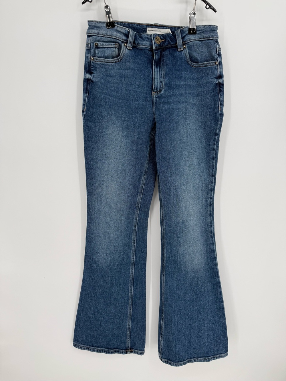 Garage Denim Flare Jeans Size 5 / 27 Medium Wash Y2K